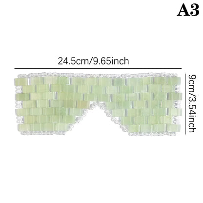 Natural Jade Facial Mask Xiuyu Facial Beauty Mask Massage Facial Eyes Jade Ice Eye Mask