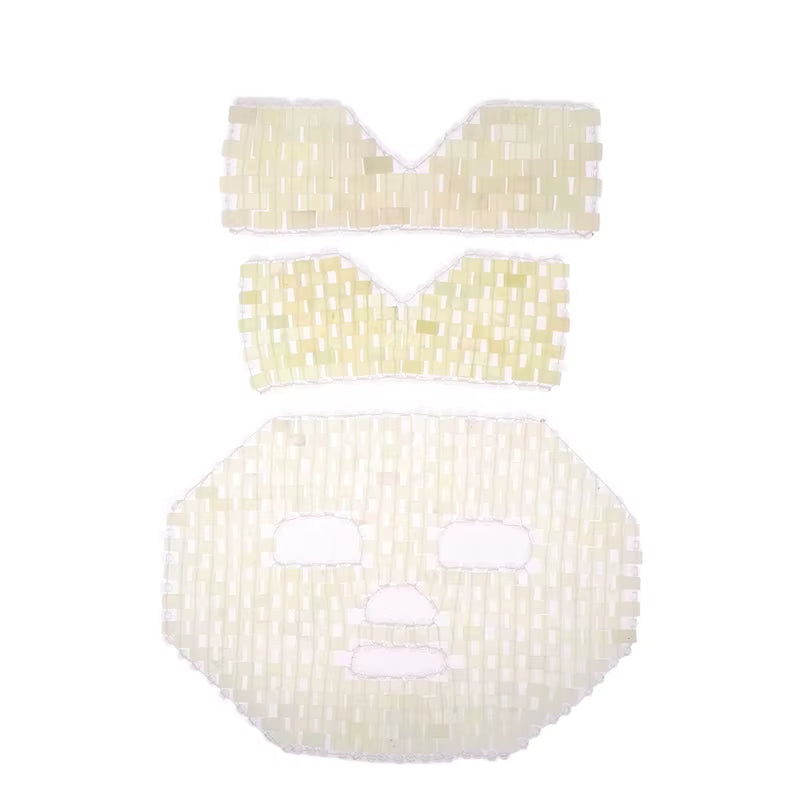 Natural Jade Facial Mask Xiuyu Facial Beauty Mask Massage Facial Eyes Jade Ice Eye Mask