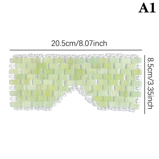 Natural Jade Facial Mask Xiuyu Facial Beauty Mask Massage Facial Eyes Jade Ice Eye Mask