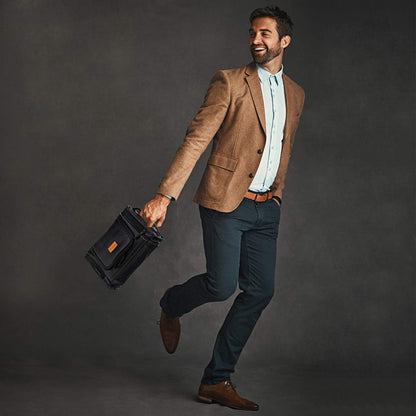 Hanging Toiletry Bag for Men Dopp Kit Waterproof Travel Organizer with Sturdy Metal Hook and Handle for Bathroom Shower Cosmetics Camping Brushes Shaving, Black, 11.5X4.5X7.9 Inch (Pack of 1