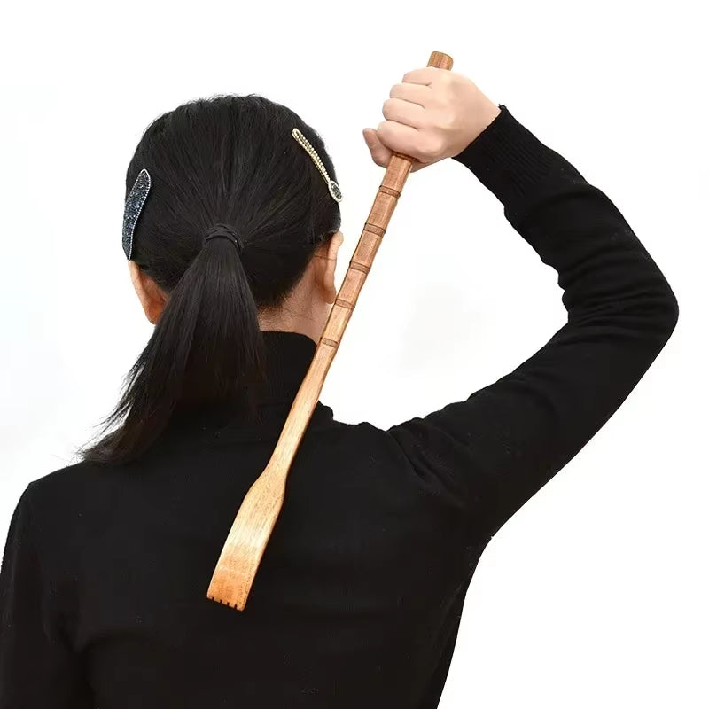 Long Handle Wooden Back Scratcher Massager Back Scratching Rake Householdwooden Body Massage Health Products