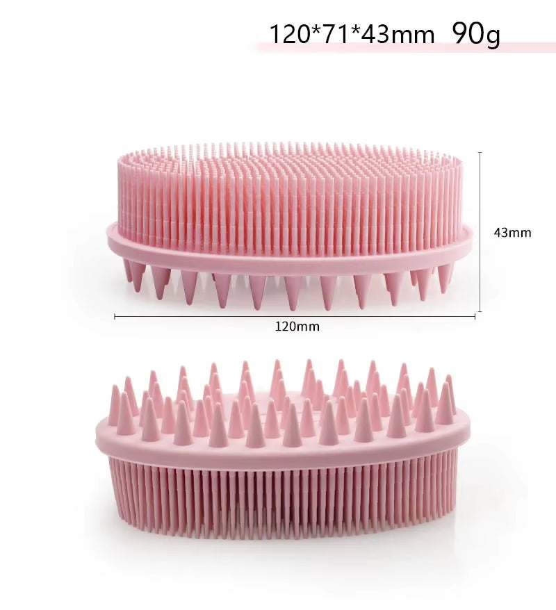 Silicone Body Scrubber, Silicone Loofah, Body Wash Scrubber, Body Scrub Brush, Body Scrubbers for Use in Shower, Silicone Loofah