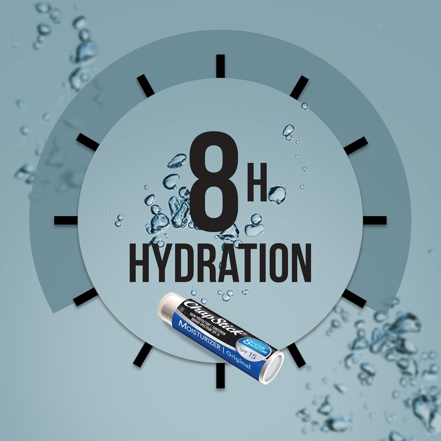 Lip Moisturizer and Skin Protectant (Original Flavor, 1 Blister Pack of 3 Sticks) Lip Balm Tube, Sunscreen, SPF 15, 0.15 Ounce