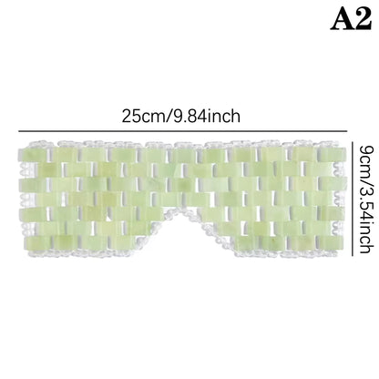 Natural Jade Facial Mask Xiuyu Facial Beauty Mask Massage Facial Eyes Jade Ice Eye Mask